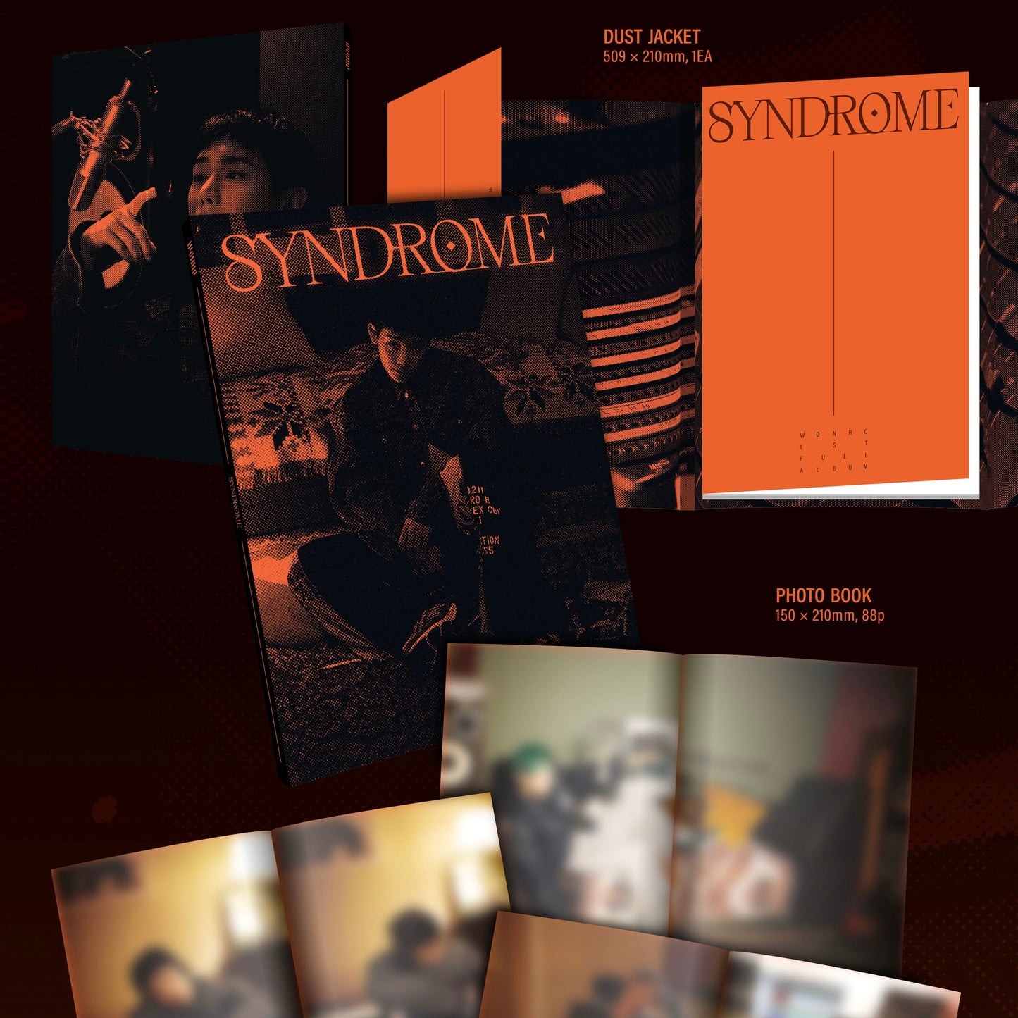 (PRE-ORDER) WONHO - 1ST FULL ALBUM [SYNDROME] (3 VERSIONS) RANDOM - LightUpK