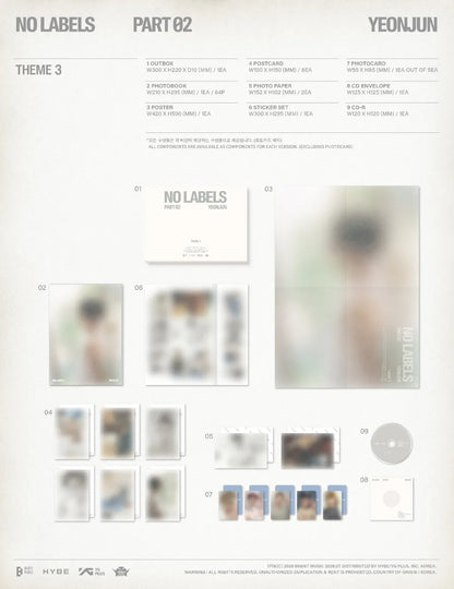 YEONJUN (TXT) - NO LABELS: PART 02 (3 VERSIONS)