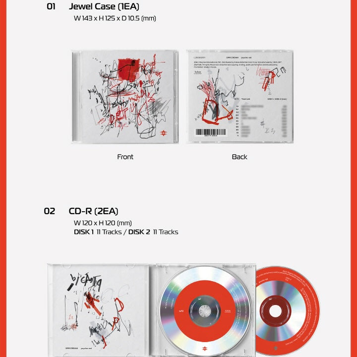 DPR CREAM - PSYCHE: RED - LightUpK