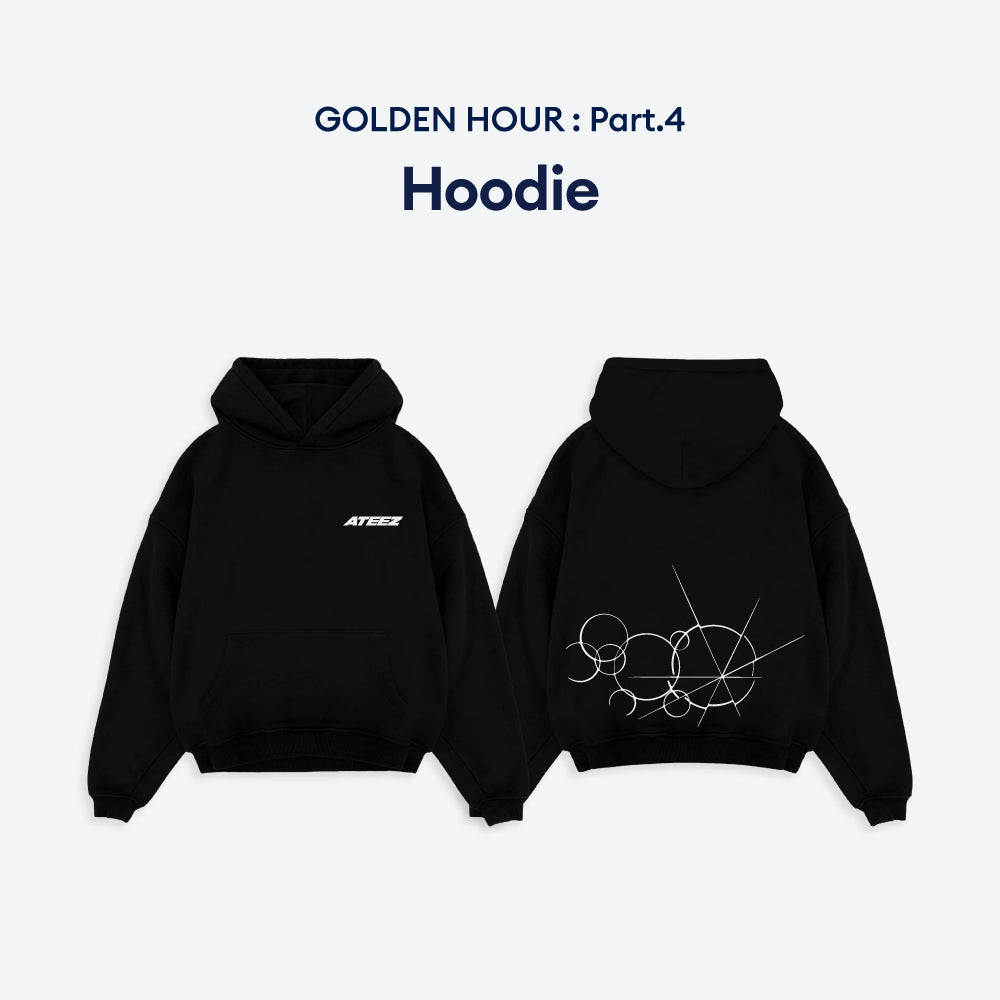 (PRE-ORDER) [HELLO82] ATEEZ - GOLDEN HOUR : PART.4 MERCH - HOODIE (3 SIZES)