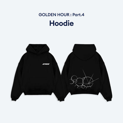 (PRE-ORDER) [HELLO82] ATEEZ - GOLDEN HOUR : PART.4 MERCH - HOODIE (3 SIZES)