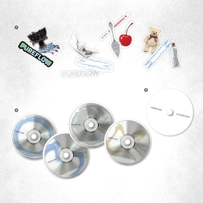 (PRE-ORDER) LE SSERAFIM - 2ND STUDIO ALBUM [PUREFLOW PT.1] (4 VERSIONS) RANDOM - LightUpK
