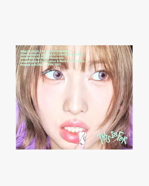 TWICE - 4TH ALBUM [THIS IS FOR] (DIGIPACK VER.) (9 VERSIONS) - LightUpK