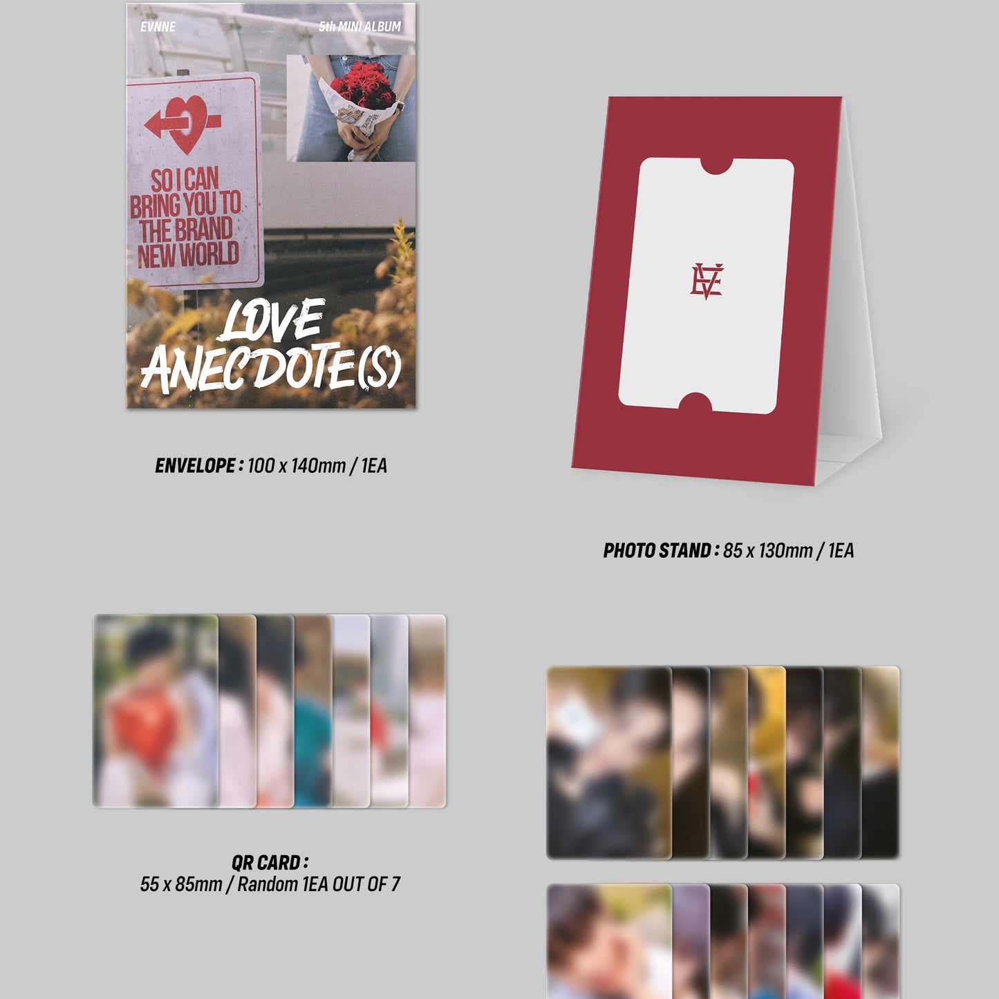 EVNNE - 5TH MINI ALBUM [LOVE ANECDOTE(S)] (POCA ALBUM VER.) (2 VERSIONS) - LightUpK