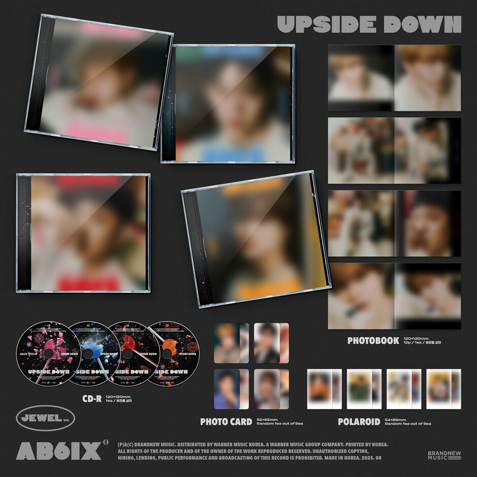 (PRE-ORDER) AB6IX - 10TH EP [UPSIDE DOWN] [JEWEL VER.] (4 VERSIONS) RANDOM - LightUpK