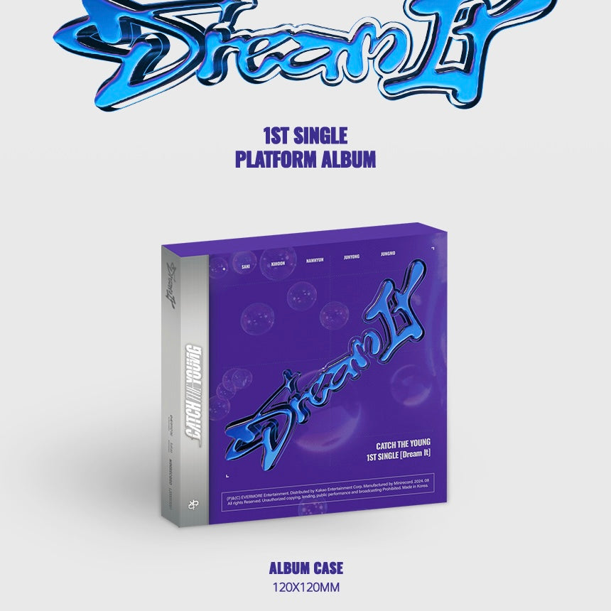 CATCH THE YOUNG - 1ST SINGLE [DREAM IT] (2 VERSIONS) - LightUpK