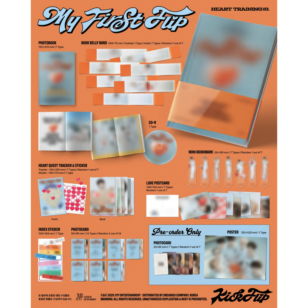 (PRE-ORDER) KICKFLIP - 3RD MINI ALBUM [MY FIRST FLIP] (3 VERSIONS) RANDOM - LightUpK