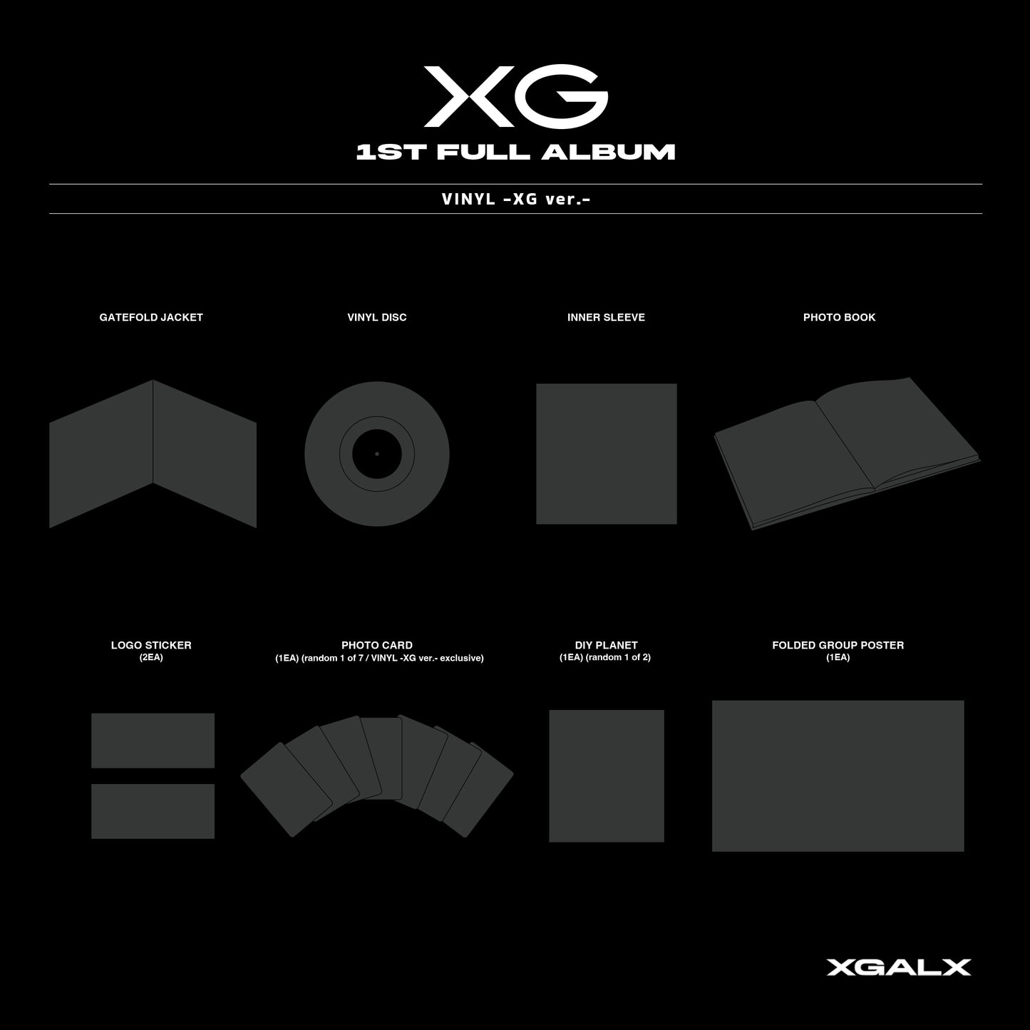 (PRE-ORDER) XG - 1ST ALBUM (VINYL VER.) - LightUpK