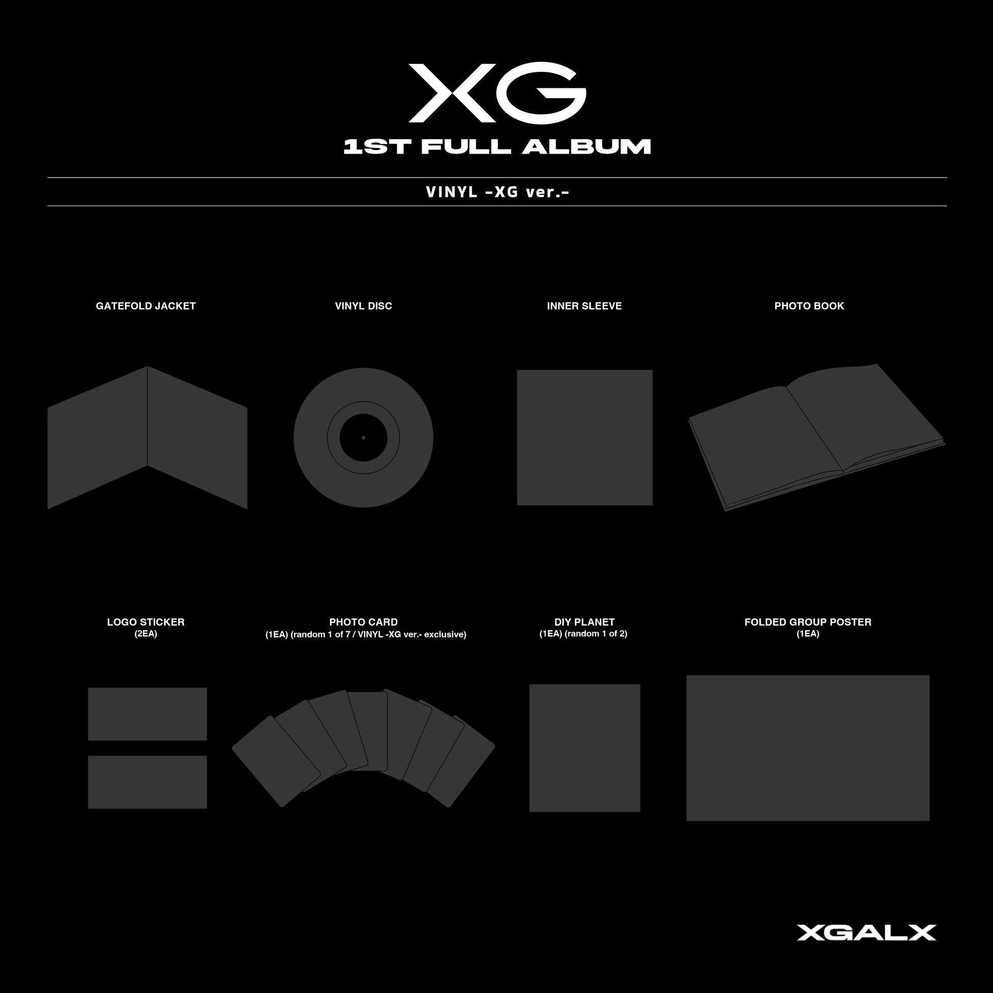 (PRE-ORDER) XG - 1ST ALBUM (VINYL VER.) - LightUpK