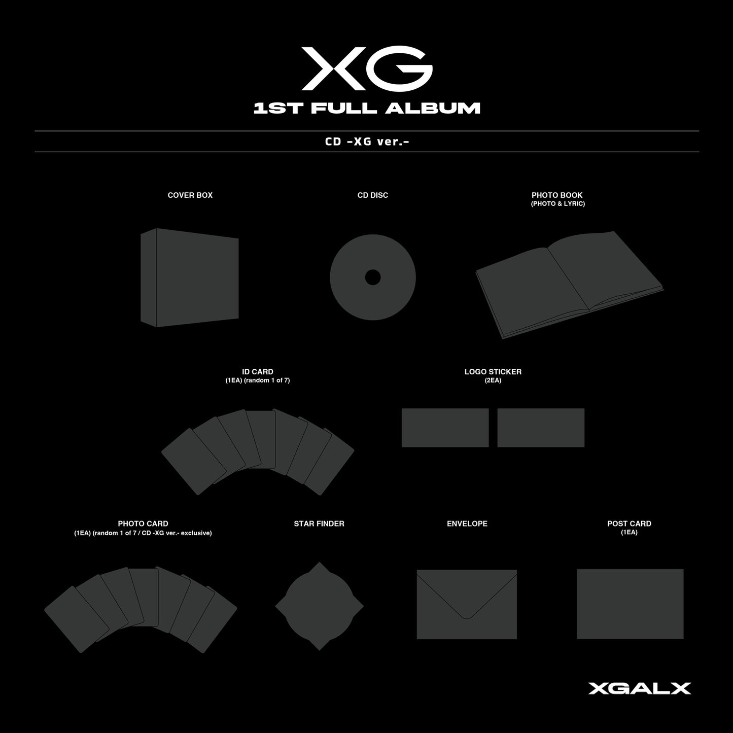 (PRE-ORDER) XG - 1ST ALBUM (XG VER.) - LightUpK