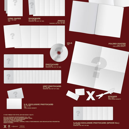 (PRE-ORDER) [HELLO82] [HELLO82 EXCLUSIVE] MONSTA X - THE X (4 VERSIONS) - LightUpK