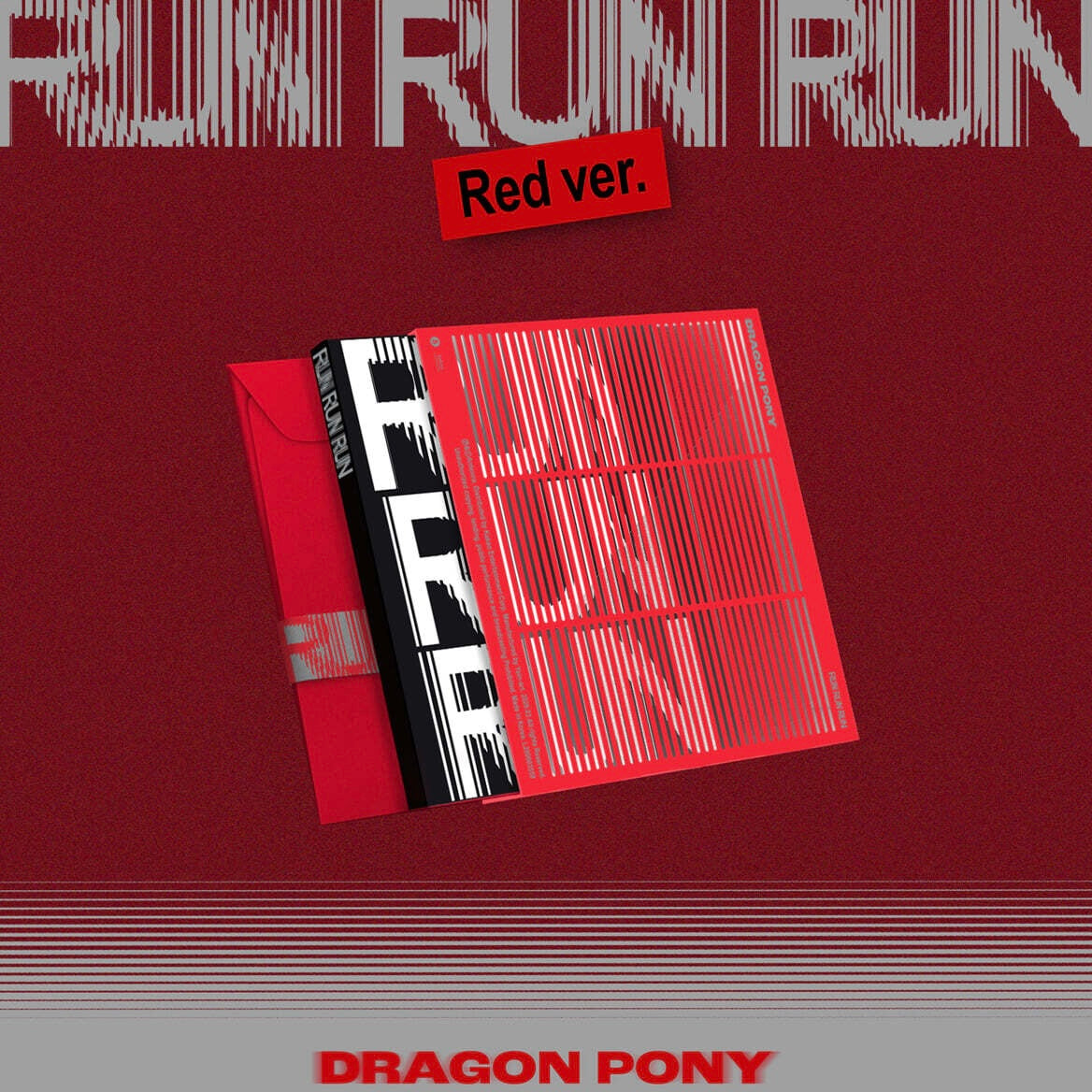 (PRE-ORDER) DRAGON PONY - EP [RUN RUN RUN] (2 VERSIONS) - LightUpK
