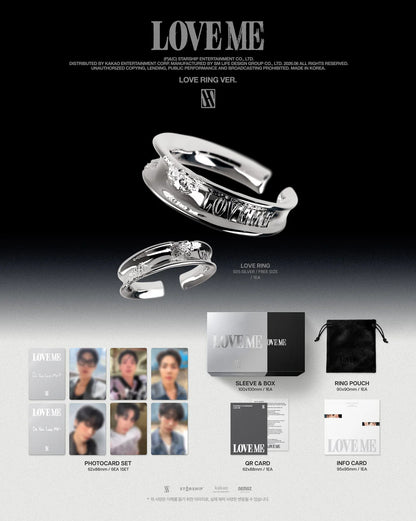 (PRE-ORDER) SHOWNU X HYUNGWON - EP [LOVE ME] (LOVE RING VER.) - LightUpK