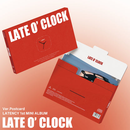 (PRE-ORDER) LATENCY - 1ST MINI ALBUM [LATE O' CLOCK] (POSTCARD VER.) - LightUpK