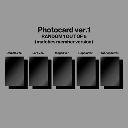 (PRE-ORDER) KATSEYE - WILD (MEMBER VER.) (5 VERSIONS) RANDOM - LightUpK