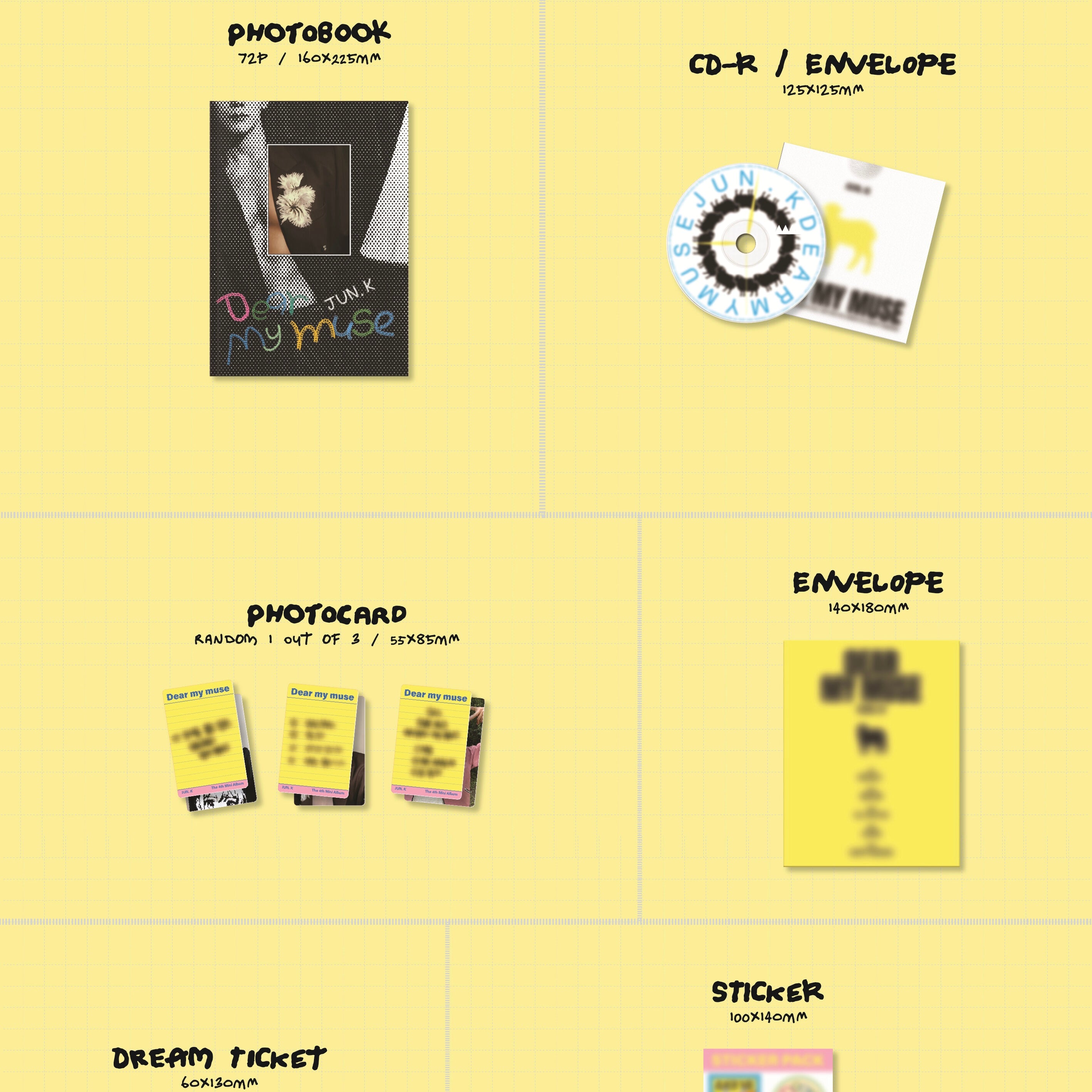 JUN. K - 4TH MINI ALBUM [DEAR MY MUSE] (2 VERSIONS)