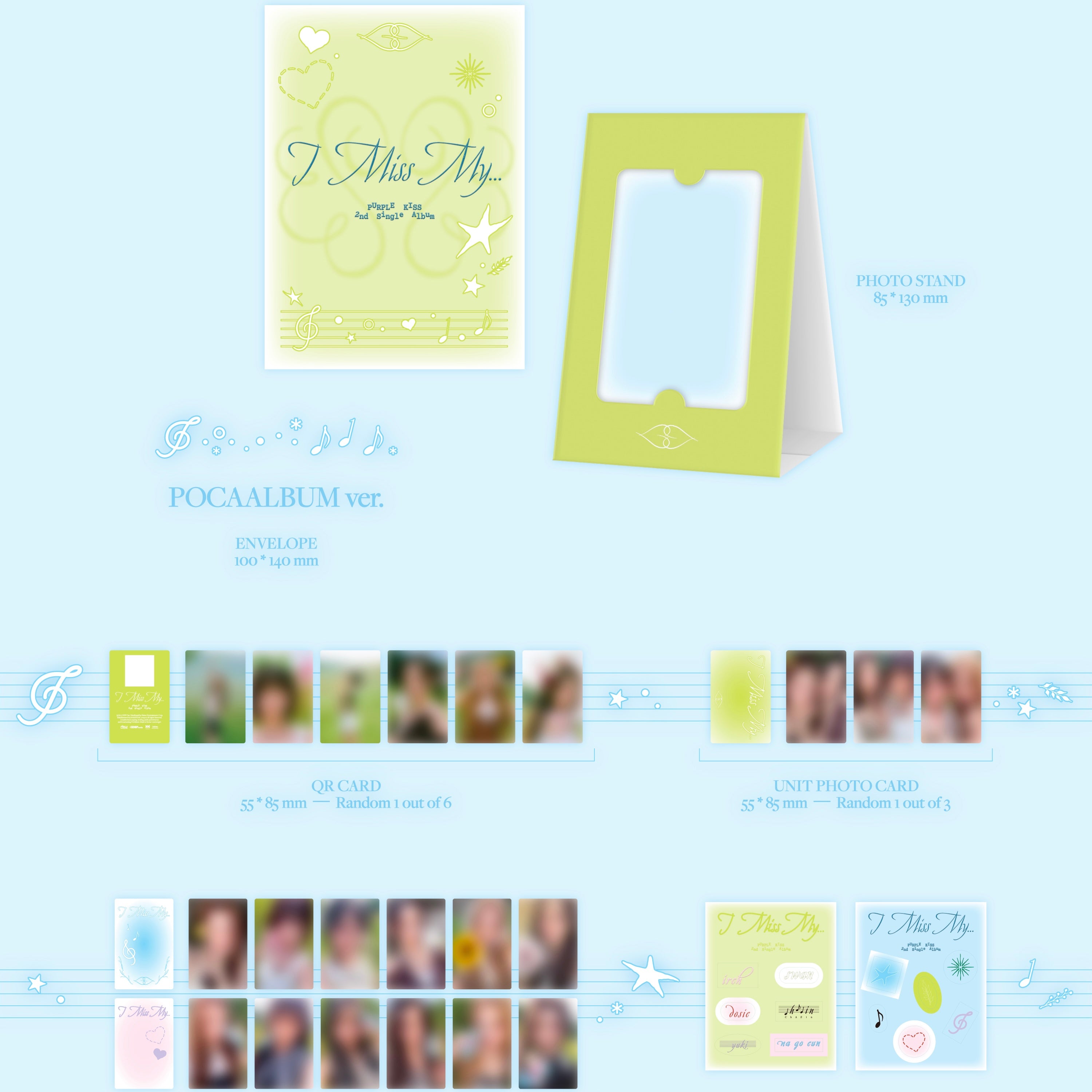 PURPLE KISS - 2ND SINGLE [I MISS MY...] (POCA VER.) - LightUpK