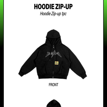 (PRE-ORDER) AESPA - 2025 AESPA WEEK [RICH MAN] HOODIE ZIP-UP (3 SIZES) - LightUpK