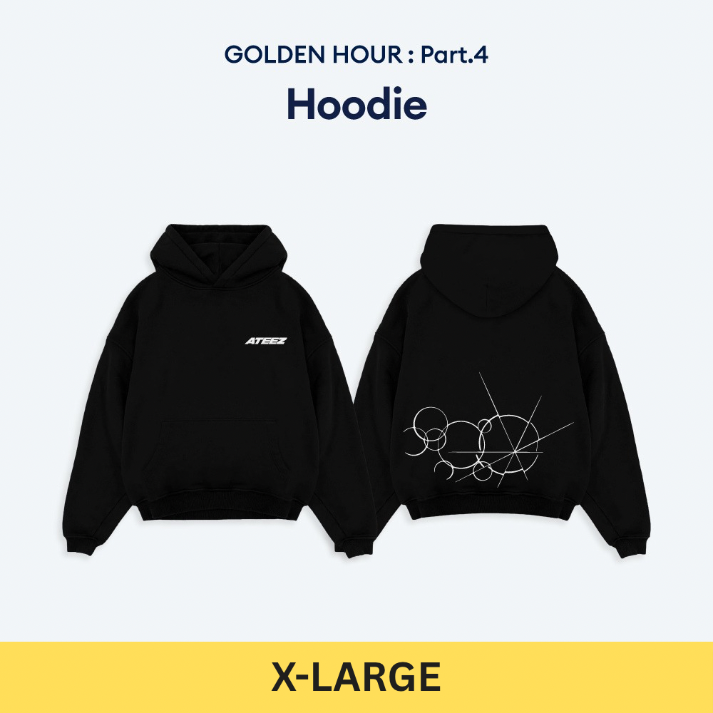 (PRE-ORDER) [HELLO82] ATEEZ - GOLDEN HOUR : PART.4 MERCH - HOODIE (3 SIZES)