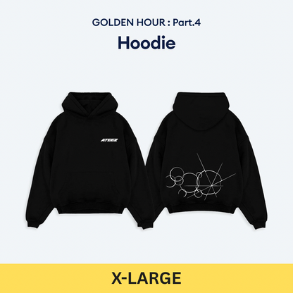 (PRE-ORDER) [HELLO82] ATEEZ - GOLDEN HOUR : PART.4 MERCH - HOODIE (3 SIZES)