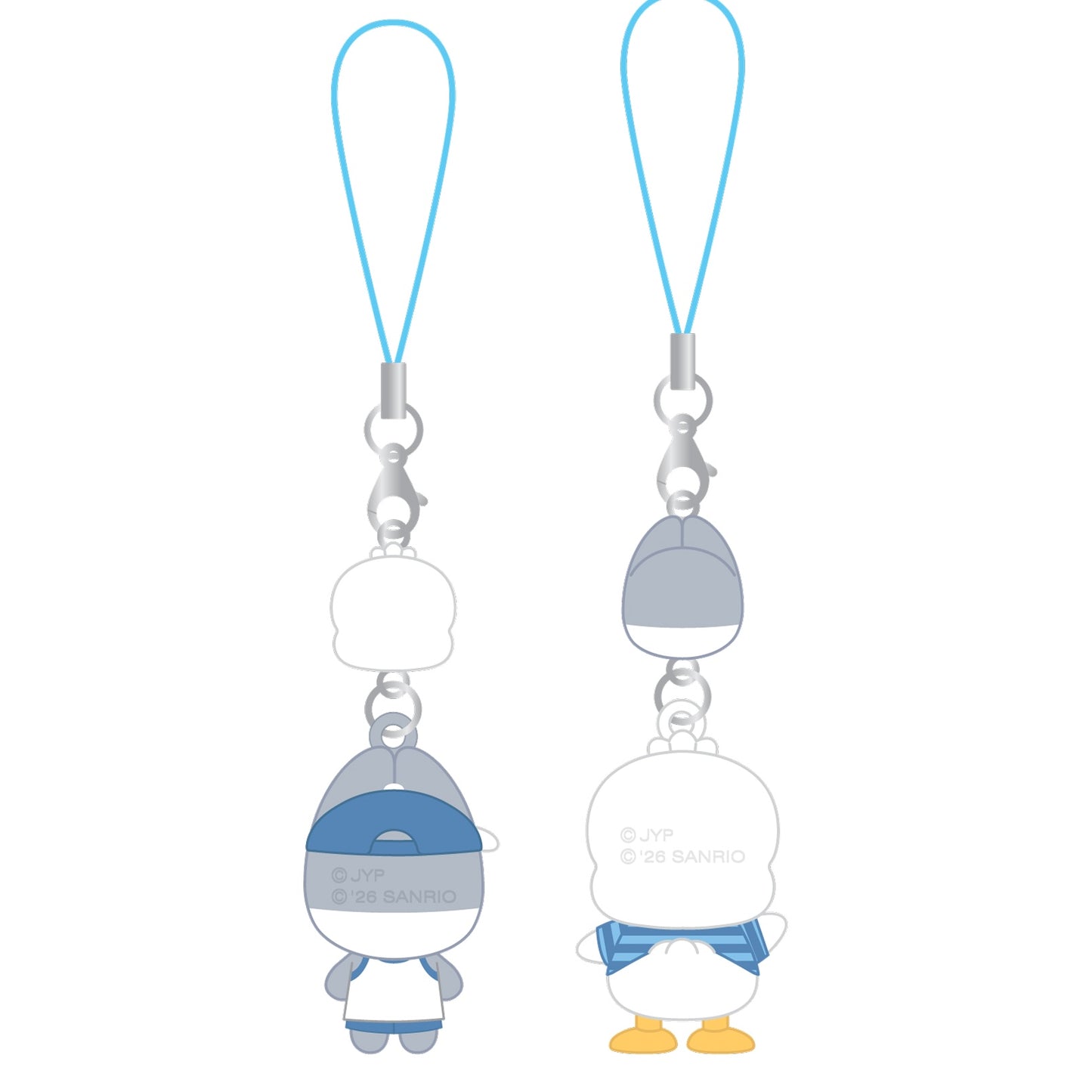 (PRE-ORDER) STRAY KIDS - MINI FIGURE COUPLE KEYRING - SKZOO X SANRIO CHARACTERS (8 VERSIONS)