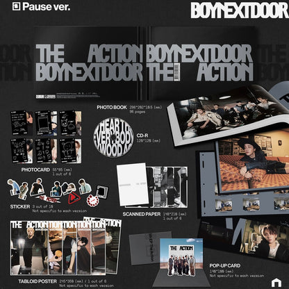 (PRE-ORDER) BOYNEXTDOOR - 5TH EP [THE ACTION] (3 VERSIONS) RANDOM - LightUpK