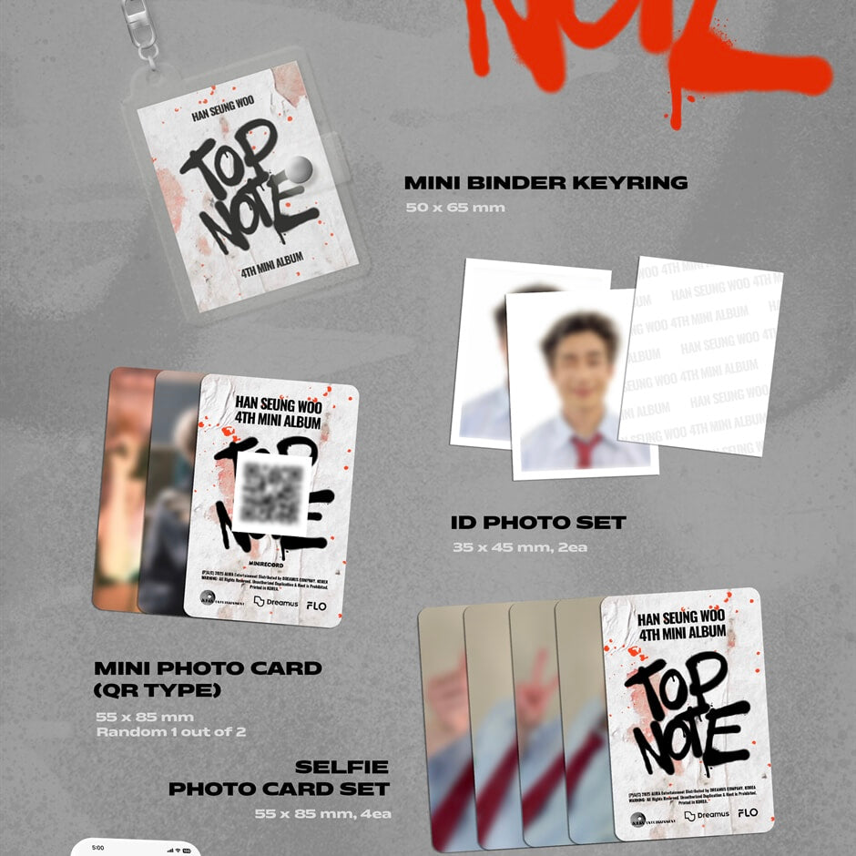 HAN SEUNG WOO - 4TH MINI ALBUM [TOP NOTE] (PLATFORM VER.) (2 VERSIONS) - LightUpK