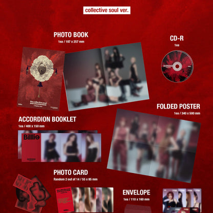 (PRE-ORDER) BILLLIE - 1ST ALBUM [THE COLLECTIVE SOUL AND UNCONSCIOUS: CHAPTER TWO] (2 VERSIONS) - LightUpK