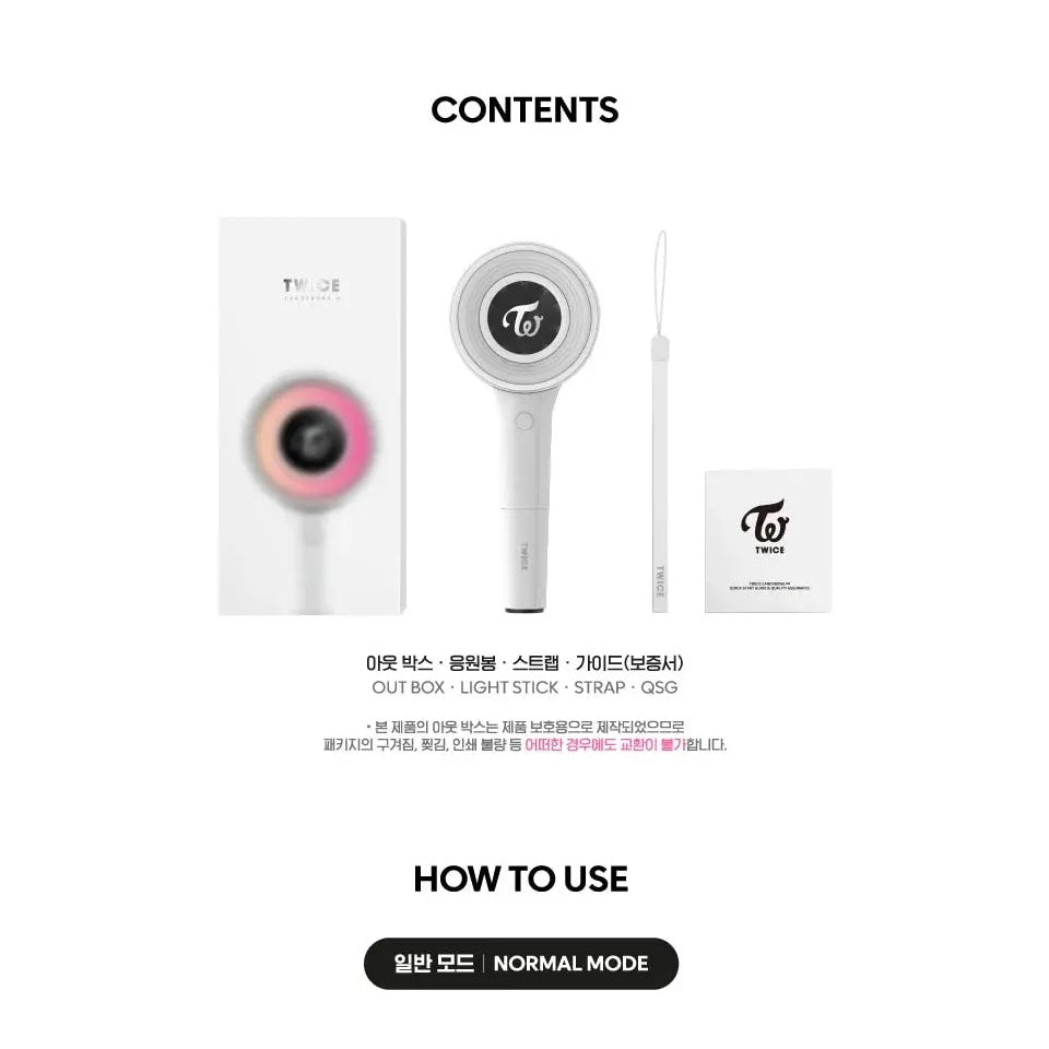 TWICE CANDYBONG INFINITY OFFICIAL LIGHTSTICK VER. 3