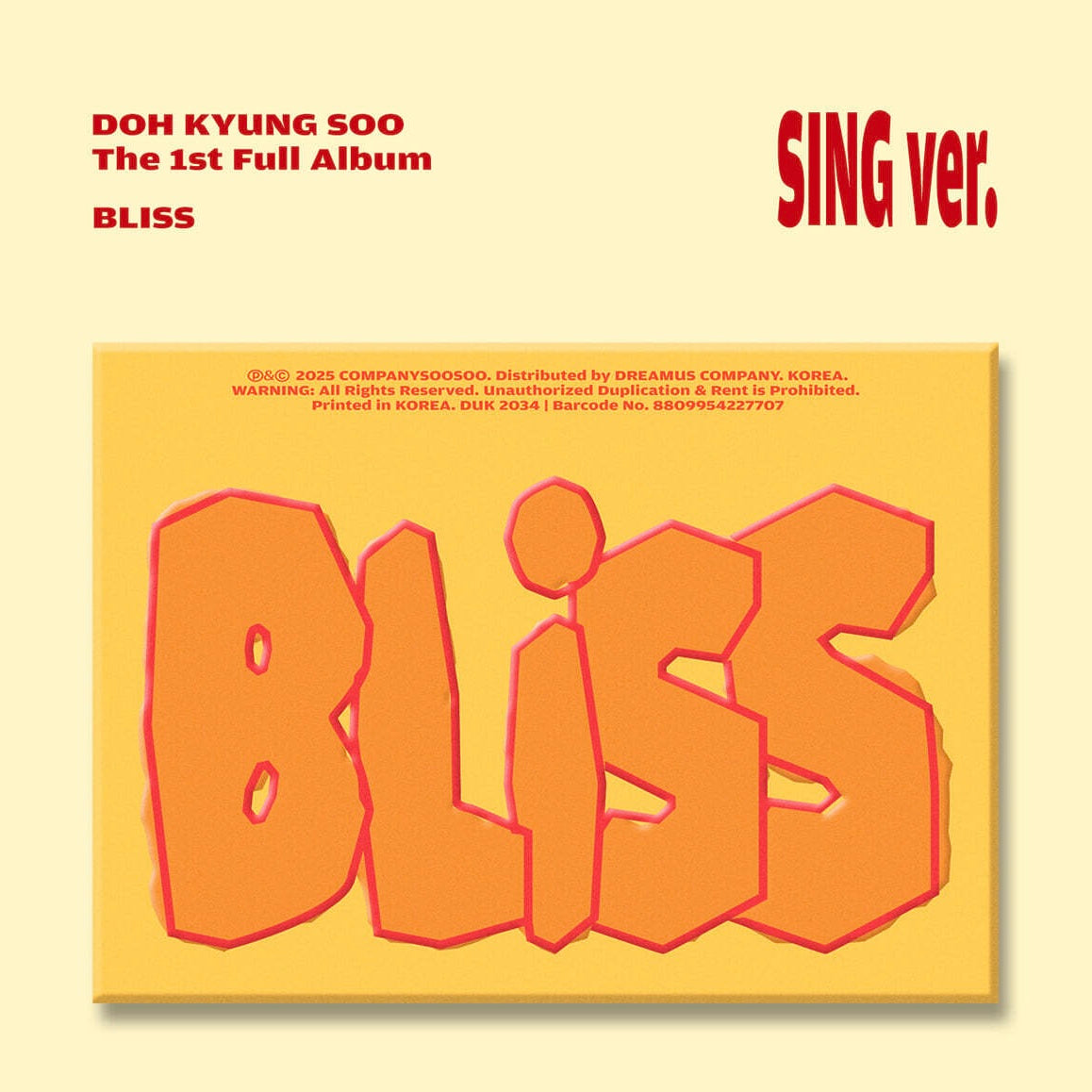 D.O. - THE 1ST FULL ALBUM [BLISS] (2 VERSIONS) - LightUpK