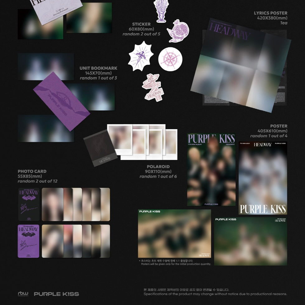 PURPLE KISS - 7TH MINI ALBUM [HEADWAY]