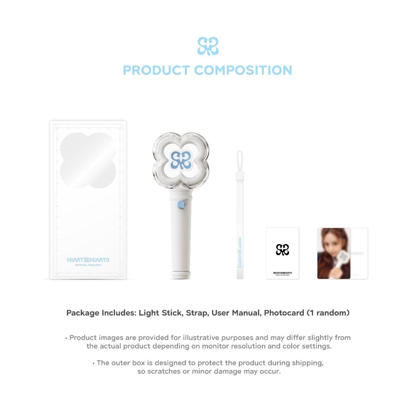 HEARTS2HEARTS - OFFICIAL LIGHTSTICK - LightUpK