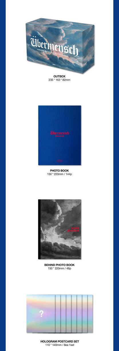 (PRE-ORDER) G-DRAGON - ÜBERMENSCH [2025 WORLD TOUR IN GOYANG] (NORMAL VER.) - LightUpK