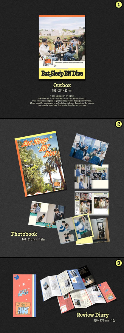 (PRE-ORDER) ENHYPEN - [Eat Sleep EN Dive in Australia] TRAVEL BOOK