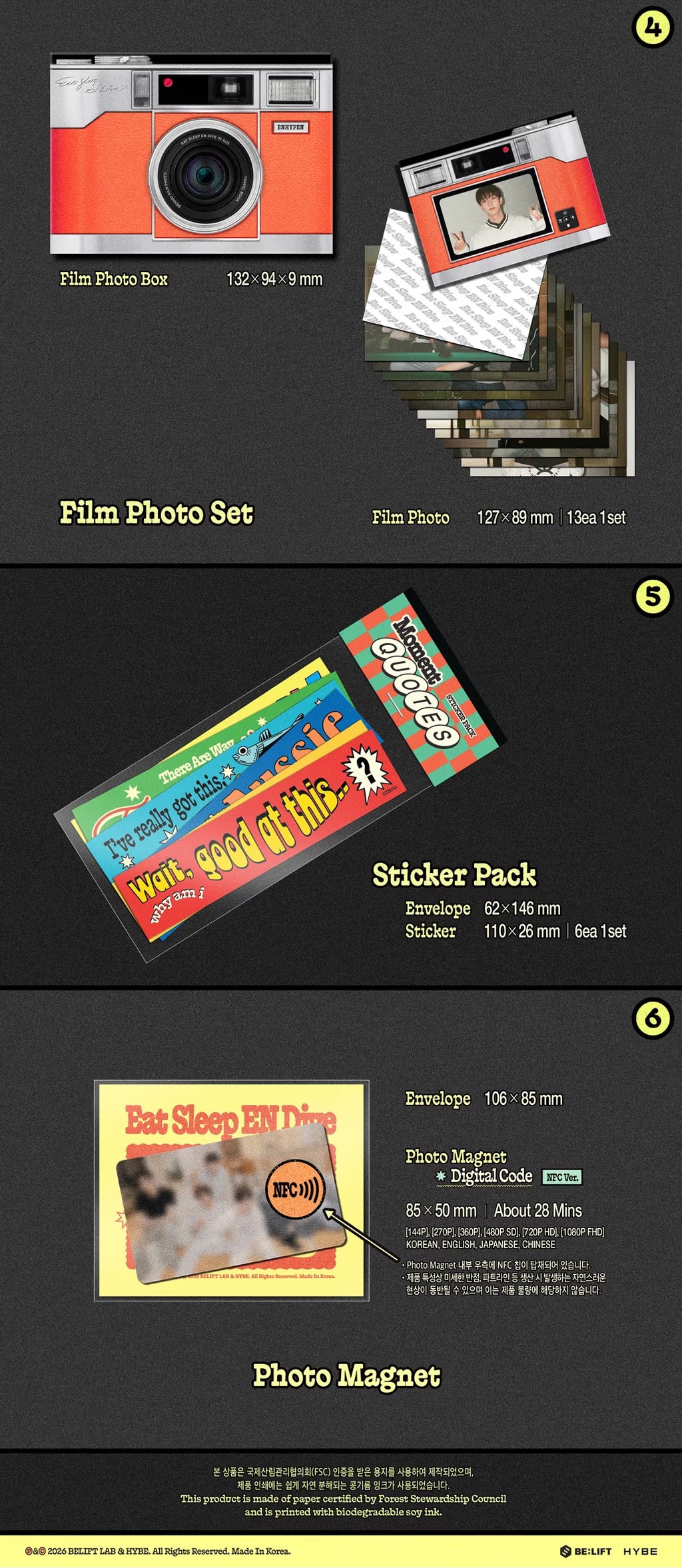 (PRE-ORDER) ENHYPEN - [Eat Sleep EN Dive in Australia] TRAVEL BOOK