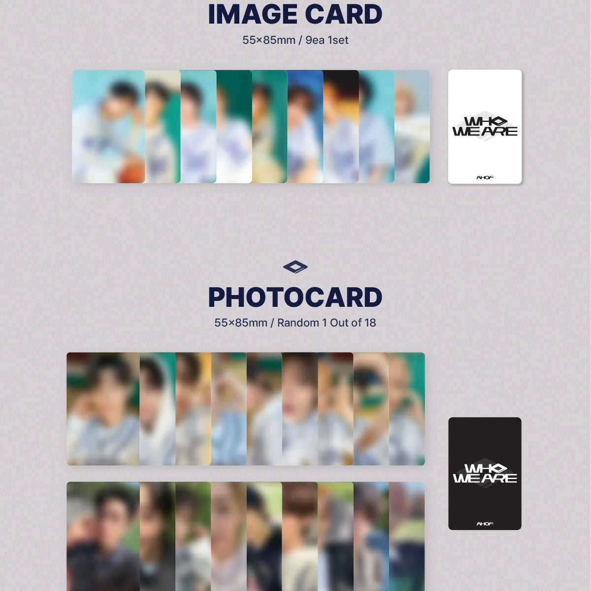 AHOF - 1ST MINI ALBUM [WHO WE ARE] ] (QR ALBUM VER.)