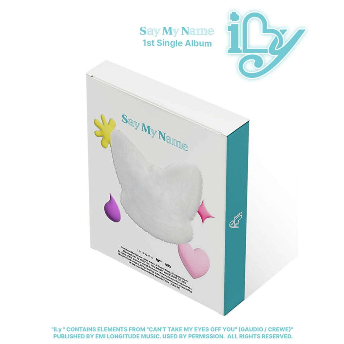 SAY MY NAME - 1ST SINGLE [ILY] (HOLDER VER.) - LightUpK