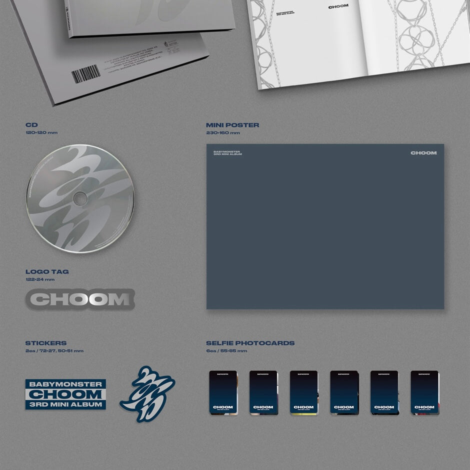 (PRE-ORDER) BABYMONSTER - 3RD MINI ALBUM [CHOOM] (3 VERSIONS) - LightUpK