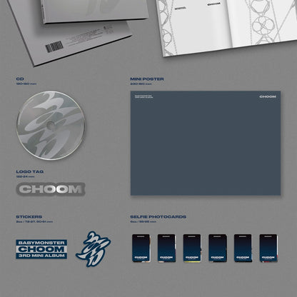 (PRE-ORDER) BABYMONSTER - 3RD MINI ALBUM [CHOOM] (3 VERSIONS) - LightUpK