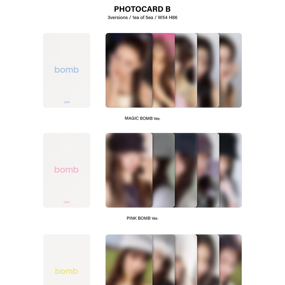 ILLIT - 3RD MINI ALBUM [BOMB] (3 VERSIONS) - LightUpK