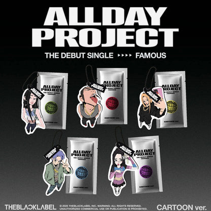 ALLDAY PROJECT - THE DEBUT SINGLE [FAMOUS] CARTOON VER. (5 VERSIONS) RANDOM - LightUpK