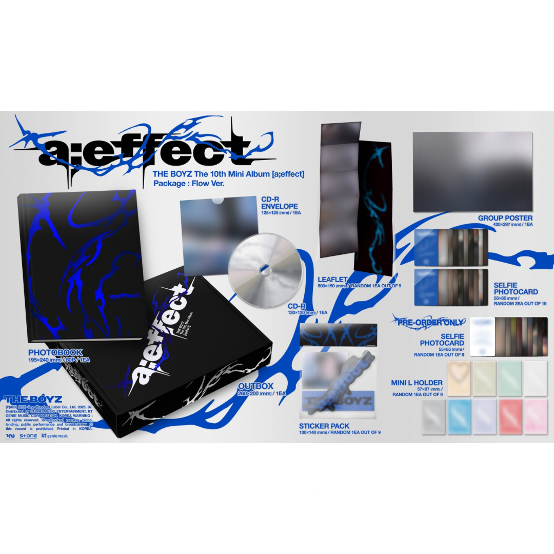 THE BOYZ - THE 10TH MINI ALBUM [A;EFFECT] FLOW VER. - LightUpK