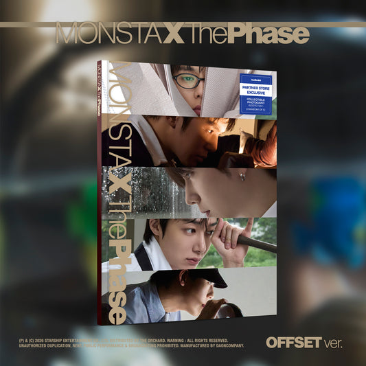 [hello82] [PARTNER STORE EXCLUSIVE] MONSTA X - THE PHASE (4 VERSIONS)