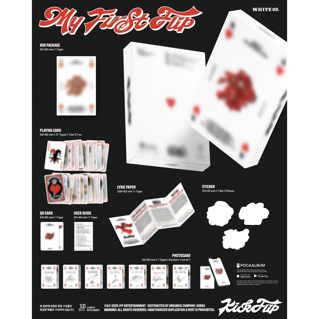 (PRE-ORDER) KICKFLIP - 3RD MINI ALBUM [[MY FIRST FLIP] (PLATFORM VER.) (2 VERSIONS) RANDOM - LightUpK