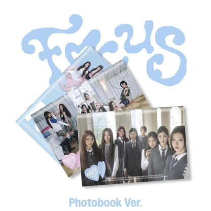 (PRE-ORDER) HEARTS2HEARTS - 1ST MINI ALBUM [FOCUS] (PHOTOBOOK VER.) (3 VERSIONS) RANDOM - LightUpK