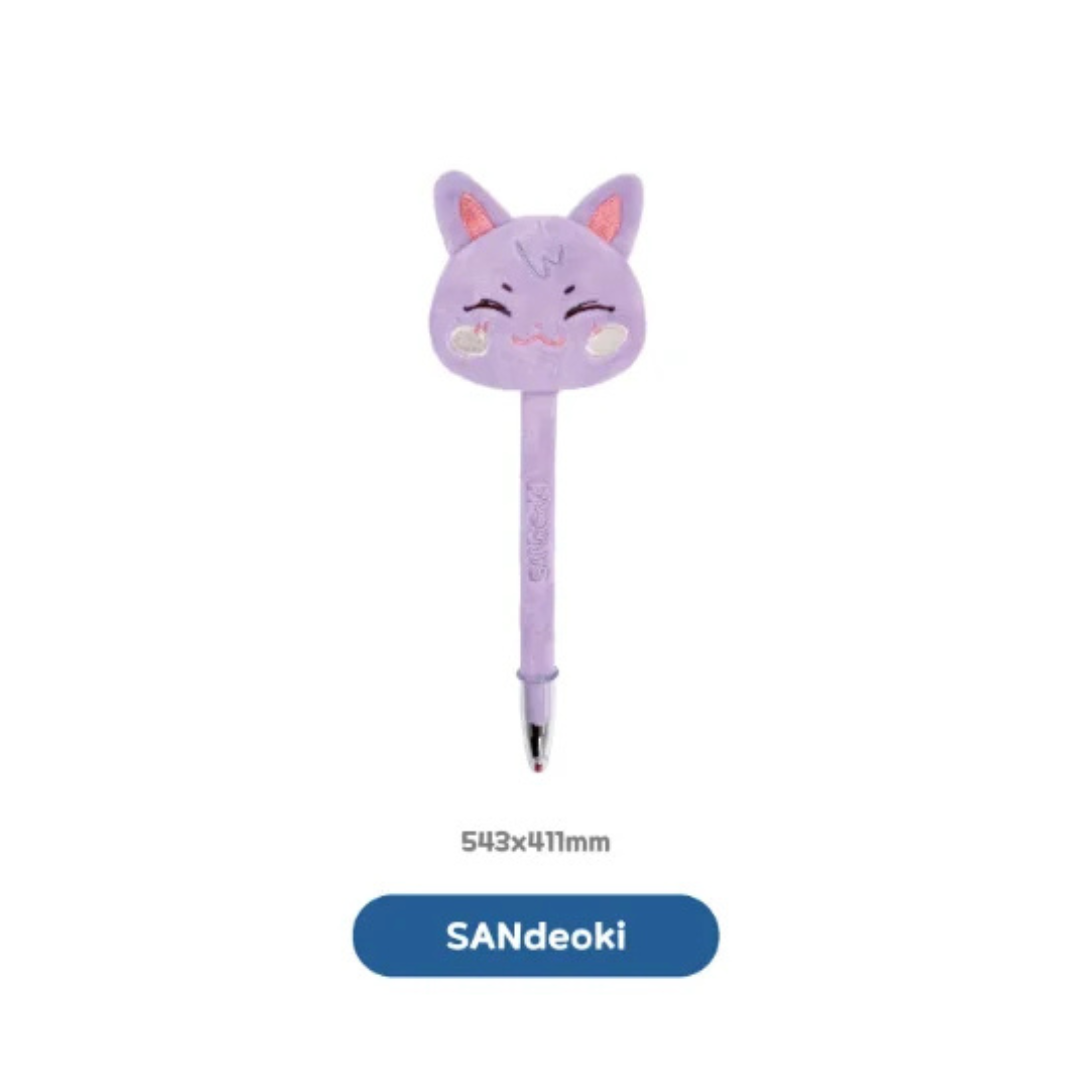 (PRE-ORDER) ATEEZ X ANITEEZ POP-UP [ANITEEZ IN DEJAVU] MD - PLUSH BALL PEN (8 VERSIONS)