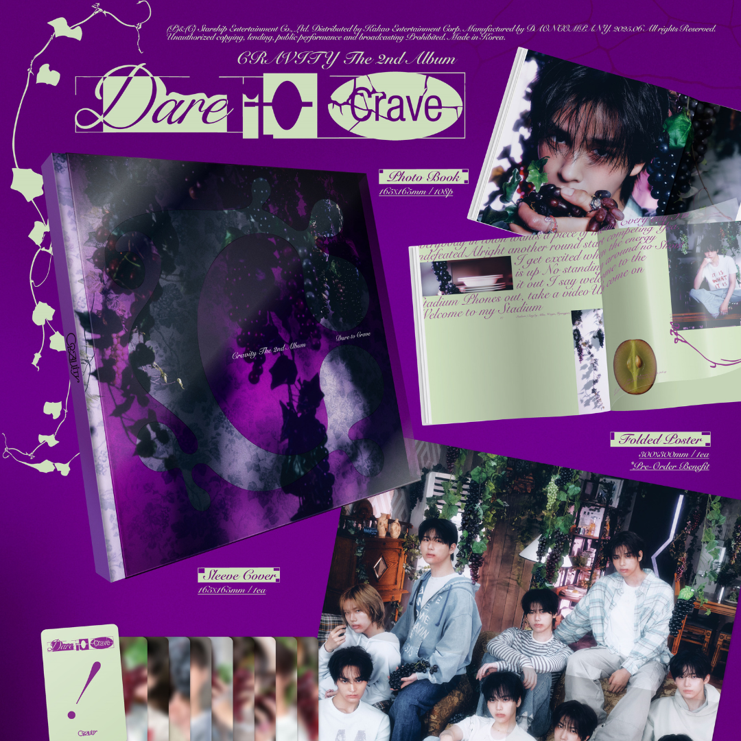 CRAVITY - 2ND ALBUM [DARE TO CRAVE] (3 VERSIONS) - LightUpK