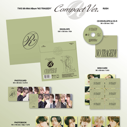 (PRE-ORDER) TWS - NO TRAGEDY (COMPACT VER.) (3 VERSIONS) RANDOM - LightUpK