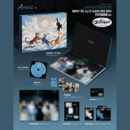 (PRE-ORDER) MEOVV - THE 2ND EP ALBUM [BITE NOW] PHOTOBOOK VER. (2 VERSIONS) RANDOM - LightUpK