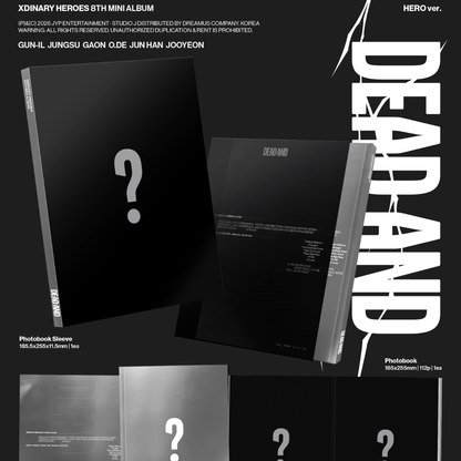 (PRE-ORDER) XDINARY HEROES - 8TH MINI ALBUM [DEAD AND] (2 VERSIONS) RANDOM - LightUpK